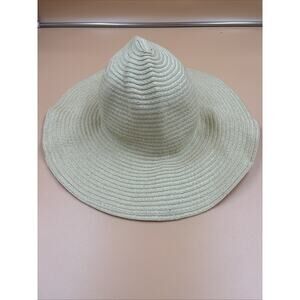 Miniccci Women's Wide Brim Floppy Straw Sun Hat Natural Beige Beach Summer UPF